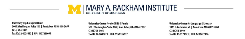 Clinics of Mary A. Rackham Institute